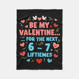 Funny Love Quote 6 7 Shirt Six Seven Meme Valentin Fleece Blanket
