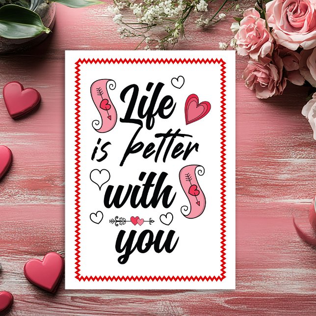 Funny Love Quote Valentine Card for Him Sketch Sty (Funny Love Quote Valentine Card for Him Sketch Style)
