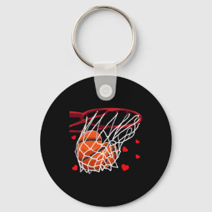 Funny Love Sketll Heart Shape Happy Valentine's Da Key Ring
