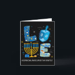 Funny Love Speech Language Therapist Menorah Jewis Card<br><div class="desc">Funny Love Speech Language Therapist Menorah Jewish Hanukkah</div>
