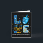 Funny Love Speech Language Therapist Menorah Jewis Card<br><div class="desc">Funny Love Speech Language Therapist Menorah Jewish Hanukkah</div>