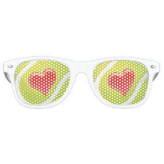 Funny Love Tennis Gift | Sport fan Retro Sunglasses