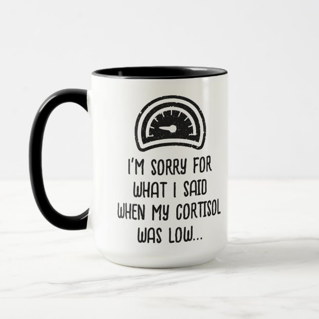 Funny Low Cortisol Mug (Left)