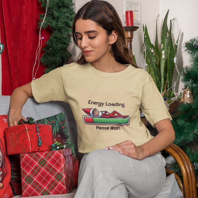 Funny Low Energy Elf Progress Bar T-Shirt (Creator Uploaded)