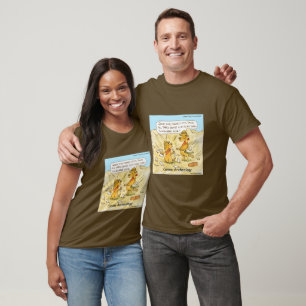 Funny LTCartoons Canine Archaeology Cartoon T-Shirt