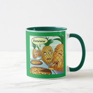 Funny LTCartoons Pineapple Pizza Comic  Mug
