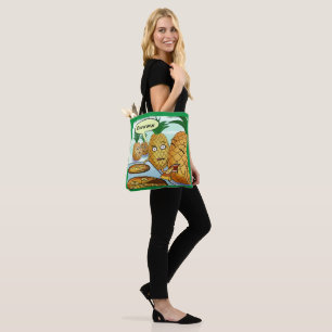 Funny LTCartoons Pineapple Pizza Comic  Tote Bag