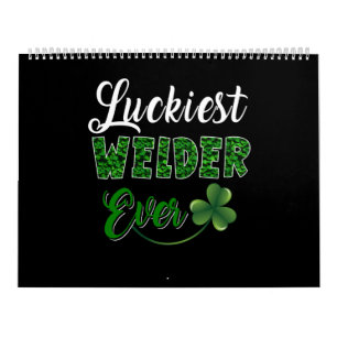 Funny Luckiest Welder Ever Gifts Calendar