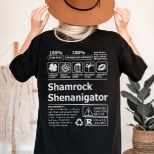 Funny Lucky Irish Shamrock St Patricks Day T-Shirt