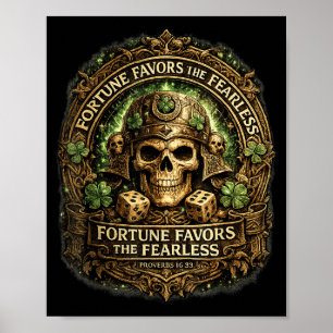 Funny lucky is for heretics proverbs 16_33 stFunny Poster