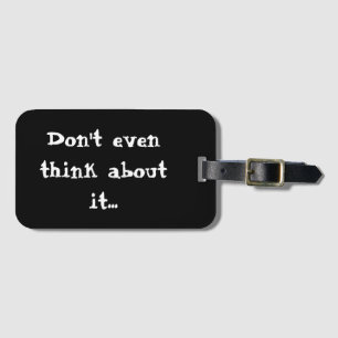Funny Luggage Tags