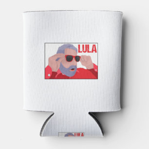 Funny Lula Meme with Sunglasses Can Cooler