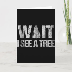 Funny Lumberjack Arborist Forester Card