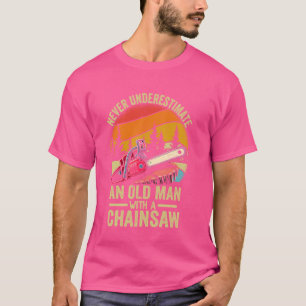 Funny Lumberjack Art For Men Dad Logger Arborist C T-Shirt