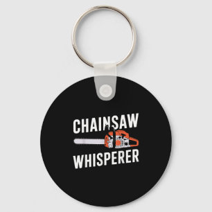 Funny Lumberjack Art Men Women Chainsaw Tree Logge Key Ring