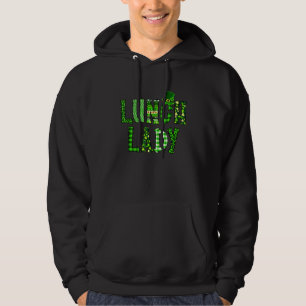 Funny Lunch Lady School Cafeteria Worker Food Serv Hoodie