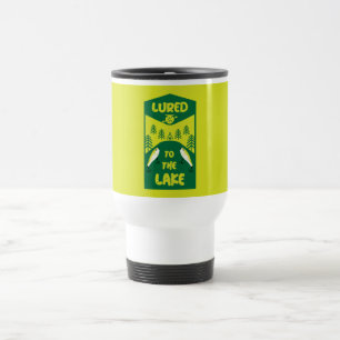 funny lure fishing travel mug fishing trip