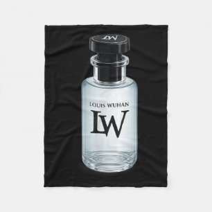 Funny lw glass bottle sprayer meme fleece blanket