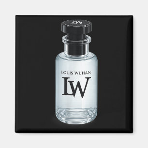 Funny lw glass bottle sprayer meme magnet
