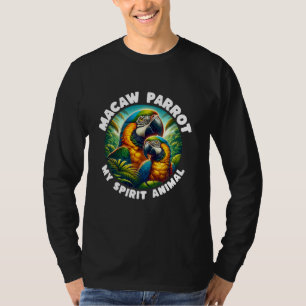 Funny Macaw Parrot Animal Macaw Parrot T-Shirt