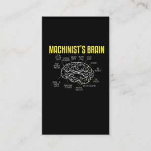 Funny Machinist Definition Quote Mechanic operator Business Card