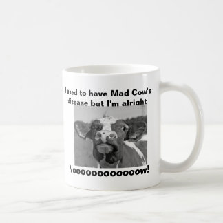 Funny Mad Cow Mug
