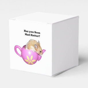 Funny Mad Hatter Dormouse Alice in Wonderland Favour Box