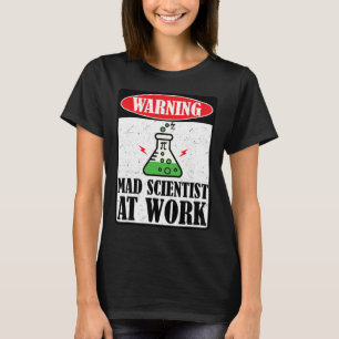 Funny Mad Scientist Science Teacher Halloween Cost T-Shirt