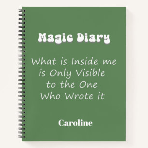 Funny Magic Diary Notebook