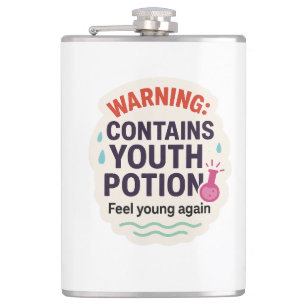 Funny Magical Elixir Design Hip Flask