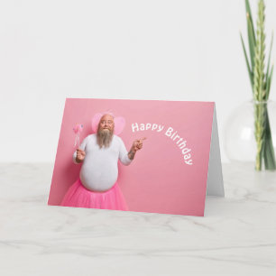 Funny Magical Wish Happy Birthday Greeting Card