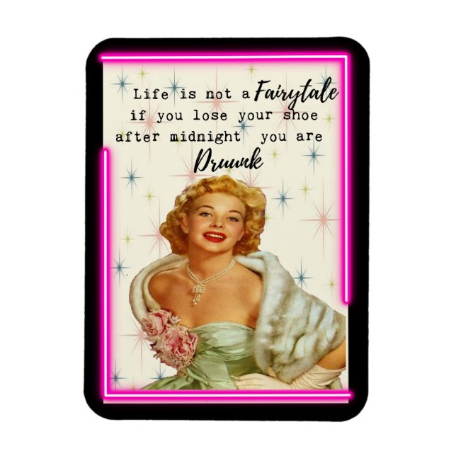 Funny Magnet Best Friend Gift "Fairytale" (Vertical)