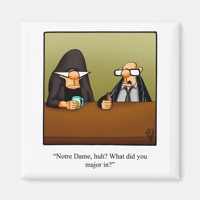 Funny Magnet Humour Gift (Front)