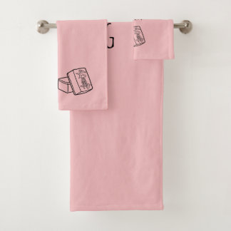 Funny Mahjong Bath Towel Set