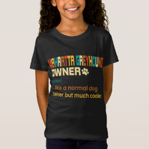 Funny Mahratta Greyhound Vintage Retro Dog Mum Dad T-Shirt