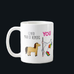 Funny Maid Of Honour Proposal Unicorn Coffee Mug<br><div class="desc">This funny unicorn maid of honour coffee mug will be the perfect gift for you MOH. It will put a smile on her face for sure.</div>