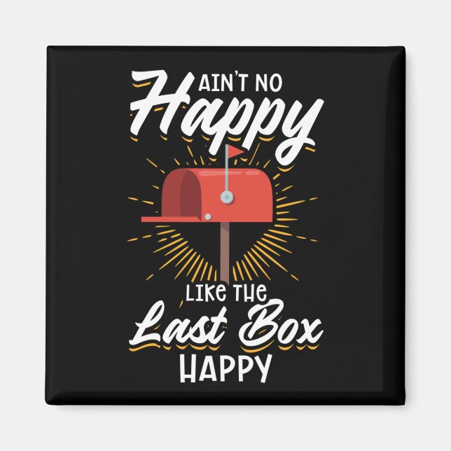 Funny Mail Carrier Postal Worker Mailman Magnet (Front)