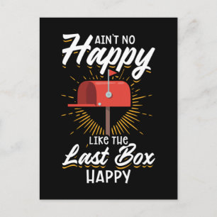 Funny Mail Carrier Postal Worker Mailman Postcard