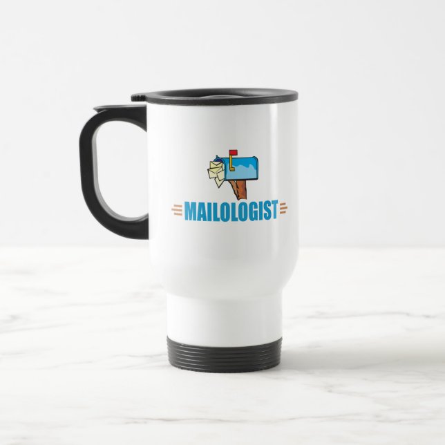 Funny Mail Travel Mug (Left)