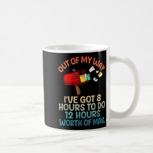 Funny Mailman Art For Men Women Mail Carrier Posta Coffee Mug