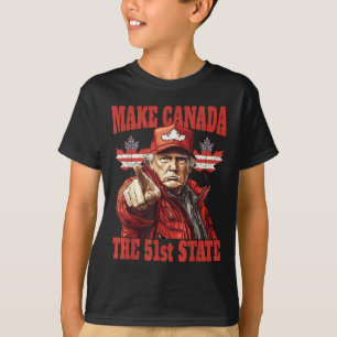 Funny Make Canada 51st State  T-Shirt