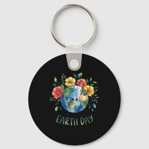 Funny Make Earth Day Every Day Cute Earth Day Wome Key Ring