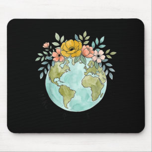 Funny make earth day every day cute earth day wome mouse mat