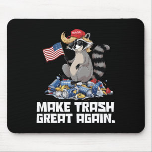 Funny Make Trash Great Again Trump Garbage Referen Mouse Mat