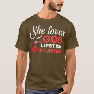 Funny Makeup Art Women Girls Makeup Artist Cosmeto T-Shirt