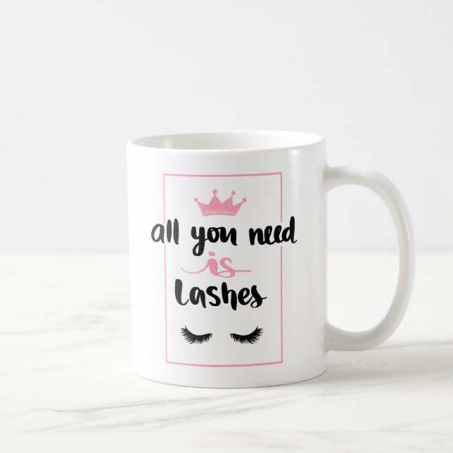 Funny Makeup Artist Lashes Cosmetologist Gift Coffee Mug (Right)