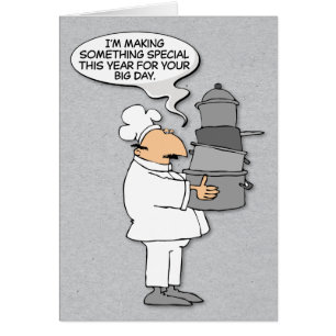 Funny “Making Something Special” Birthday Card