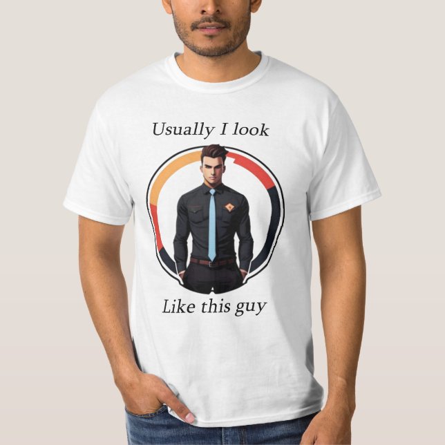 Funny Male design T-Shirt (Front)