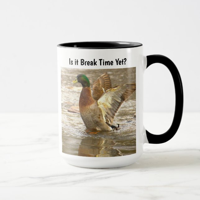 Funny Mallard Duck Mug (Right)