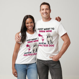 Funny Maltese Dog T-Shirt